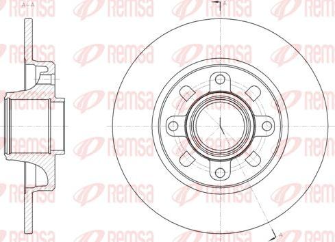 Kawe 61865 00 - Bremžu diski www.autospares.lv