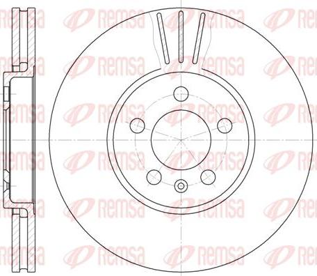 Kawe 61860 10 - Bremžu diski www.autospares.lv