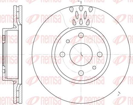 Kawe 6186 10 - Bremžu diski www.autospares.lv