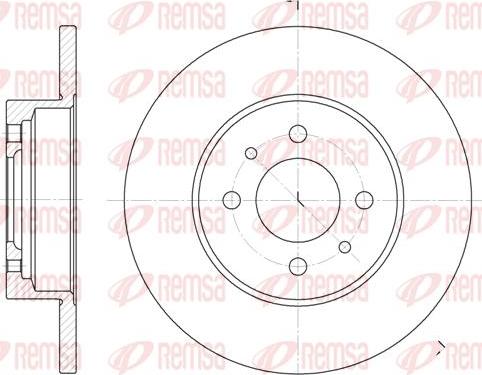 Kawe 6180 00 - Bremžu diski www.autospares.lv