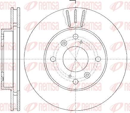 Kawe 6183510 - Bremžu diski www.autospares.lv