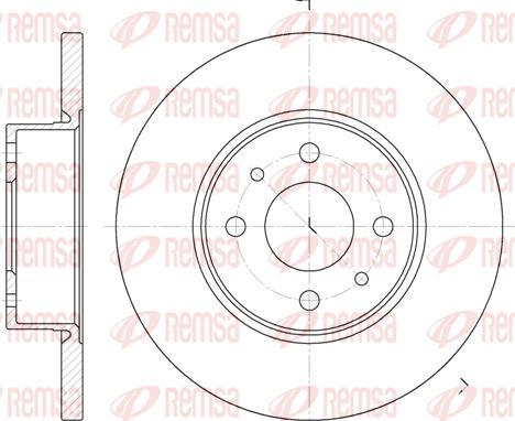 Kawe 6182 00 - Bremžu diski www.autospares.lv