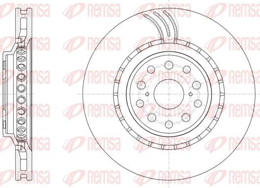 Kawe 61877 10 - Bremžu diski www.autospares.lv