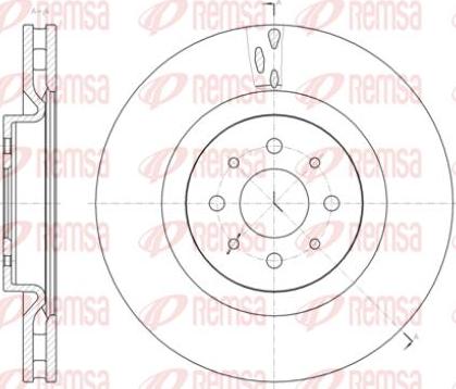 Kawe 61391 10 - Bremžu diski www.autospares.lv