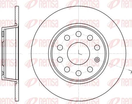 Kawe 61340 00 - Bremžu diski www.autospares.lv