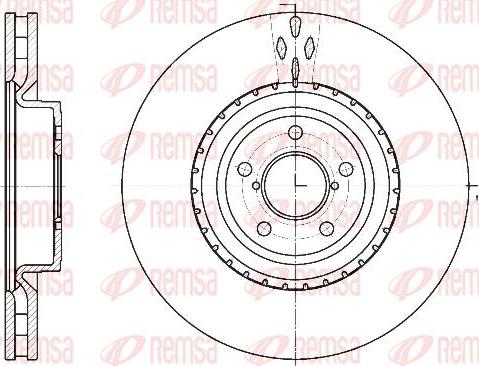 Kawe 61341 10 - Bremžu diski www.autospares.lv