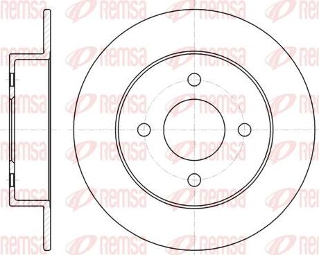 Kawe 61353 00 - Bremžu diski www.autospares.lv