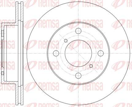 Kawe 61353 10 - Bremžu diski www.autospares.lv