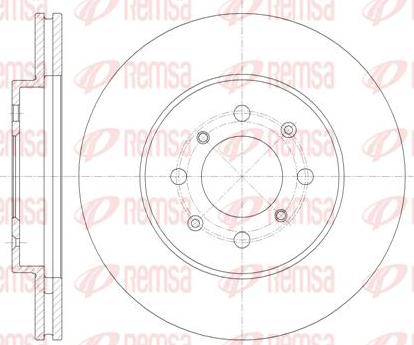 Kawe 61357 10 - Brake Disc www.autospares.lv