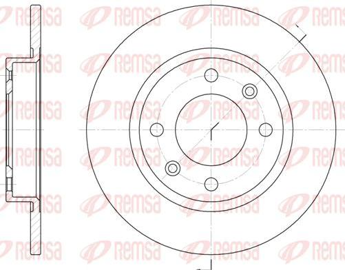 Kawe 6136 00 - Bremžu diski www.autospares.lv