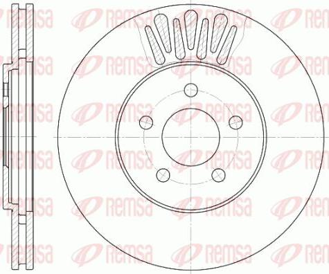 Kawe 61361 10 - Bremžu diski www.autospares.lv