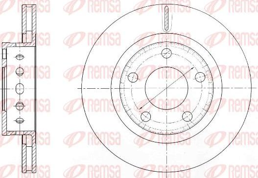 Kawe 61363 10 - Bremžu diski www.autospares.lv