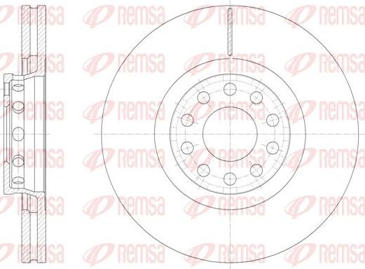 Kawe 61362 10 - Bremžu diski autospares.lv