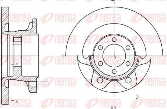 Kawe 61308 00 - Bremžu diski www.autospares.lv