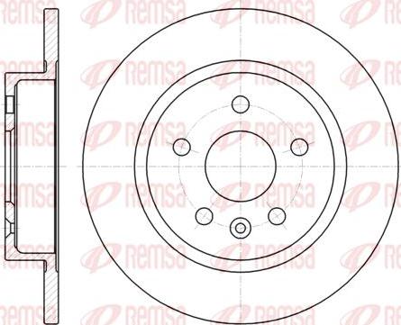 Kawe 61316 00 - Bremžu diski www.autospares.lv