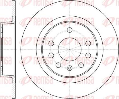 Kawe 61317 00 - Bremžu diski www.autospares.lv