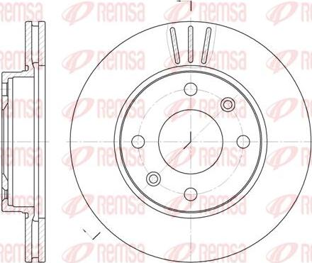 Kawe 6133 10 - Bremžu diski www.autospares.lv