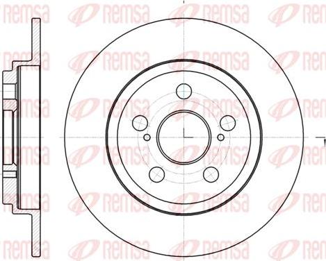 Kawe 61328 00 - Bremžu diski www.autospares.lv