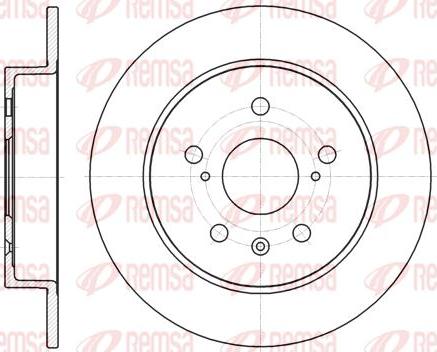 Kawe 61372 00 - Bremžu diski www.autospares.lv