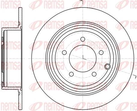 Kawe 61290 00 - Bremžu diski www.autospares.lv