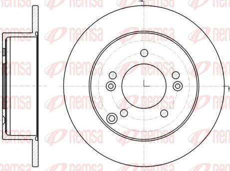 Kawe 61293 00 - Bremžu diski www.autospares.lv