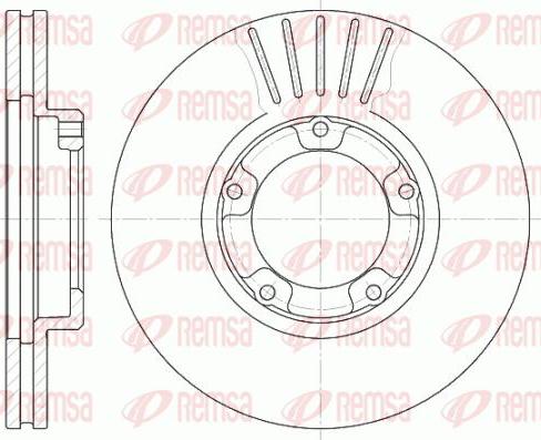 Kawe 61247 10 - Bremžu diski www.autospares.lv