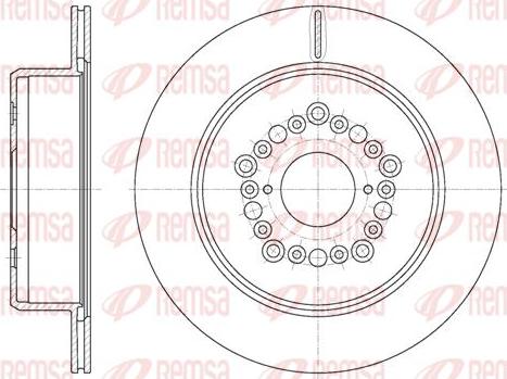 Kawe 61254 10 - Bremžu diski www.autospares.lv