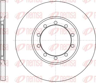 Kawe 61201 00 - Brake Disc www.autospares.lv