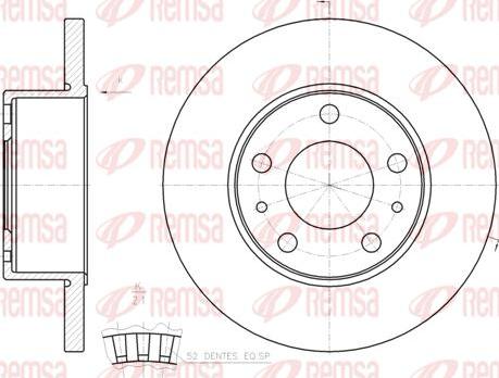 Kawe 61202 00 - Bremžu diski www.autospares.lv