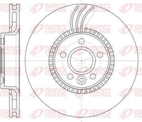 Kawe 61280 10 - Bremžu diski www.autospares.lv