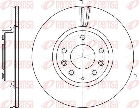 Kawe 61235 10 - Bremžu diski www.autospares.lv