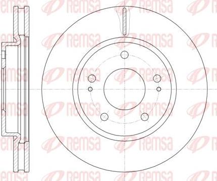 Kawe 61229 10 - Bremžu diski www.autospares.lv