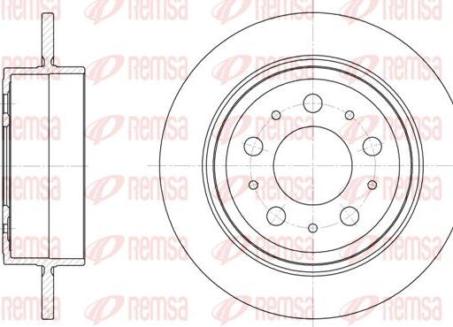 Kawe 61224 00 - Bremžu diski www.autospares.lv