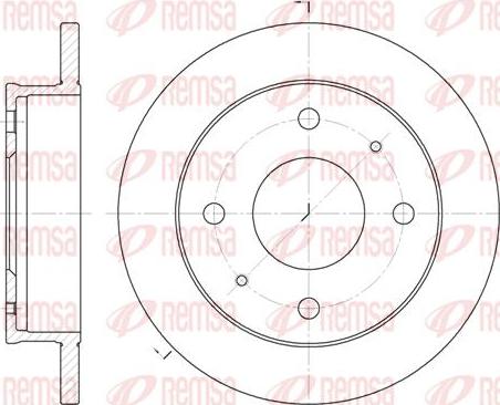 Kawe 61226 00 - Bremžu diski www.autospares.lv