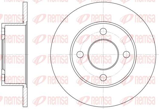 Kawe 6122 00 - Bremžu diski www.autospares.lv