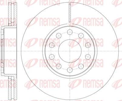 Kawe 61227 10 - Bremžu diski autospares.lv