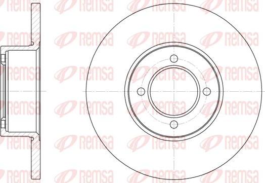 Kawe 6127 00 - Bremžu diski www.autospares.lv