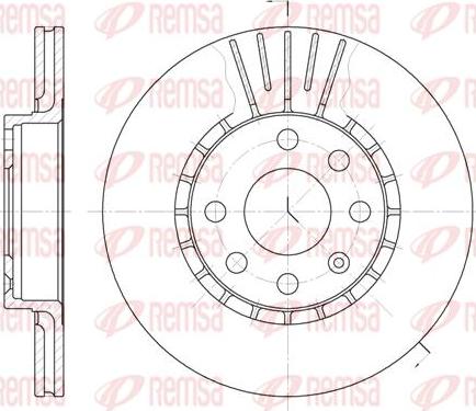 Kawe 6174 10 - Bremžu diski autospares.lv