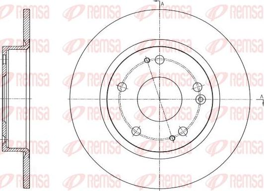 Kawe 61756 00 - Bremžu diski www.autospares.lv