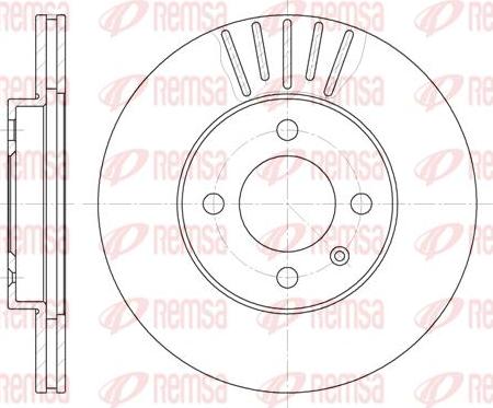 Kawe 6175 10 - Bremžu diski www.autospares.lv