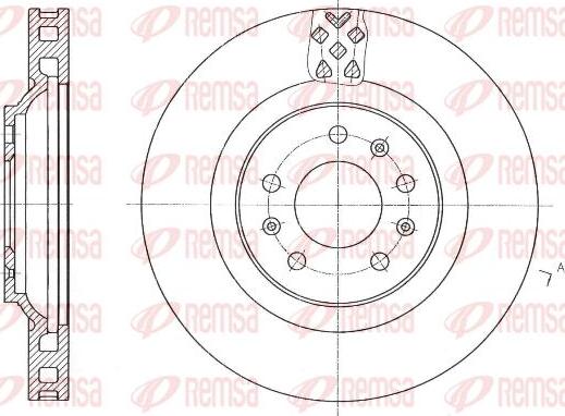 Brembo 09.8456.85 - Bremžu diski www.autospares.lv