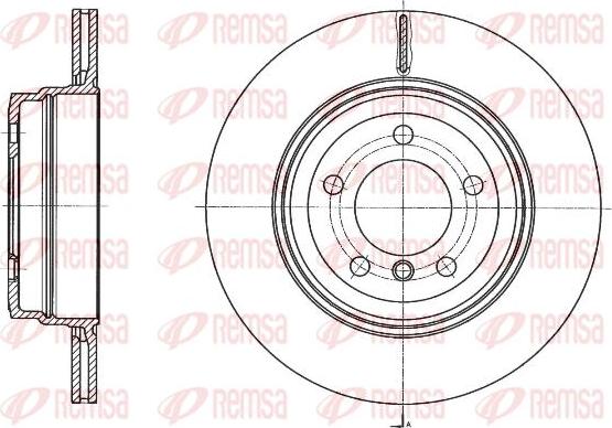 Brembo 09.B268.11 - Bremžu diski www.autospares.lv