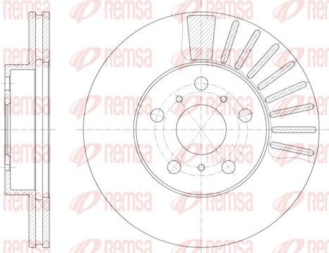 Kawe 6170 10 - Bremžu diski www.autospares.lv