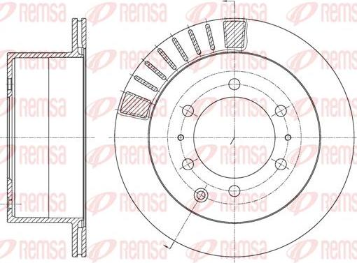 Kawe 61713 10 - Bremžu diski www.autospares.lv