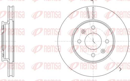 Kawe 61784 10 - Bremžu diski www.autospares.lv