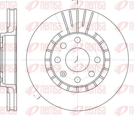 Kawe 6178 10 - Bremžu diski autospares.lv