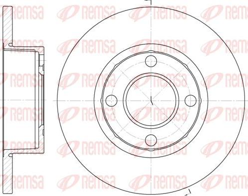 Kawe 6173 00 - Bremžu diski www.autospares.lv