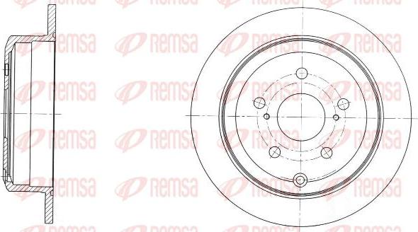 Kawe 61732 00 - Bremžu diski www.autospares.lv