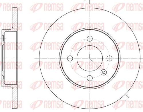 Kawe 6172 00 - Bremžu diski www.autospares.lv