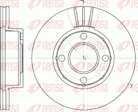 Kawe 6177 10 - Bremžu diski www.autospares.lv